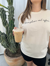 Load image into Gallery viewer, Sunshine &amp; Coffee T-Shirt
